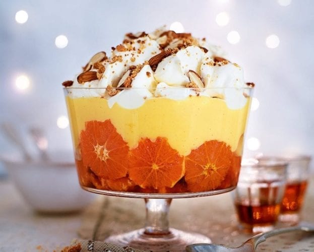Boozy inside-out trifle cake