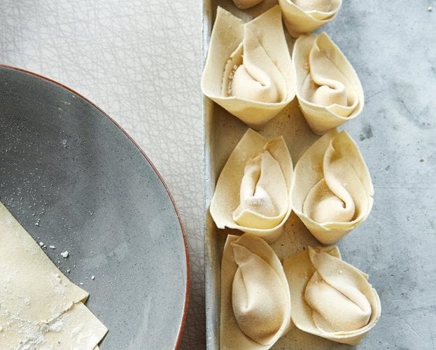 Pork and prawn wonton soup