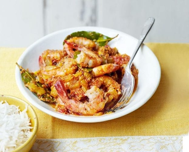 Prawn poppadoms