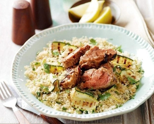 Moroccan lamb with lemon couscous