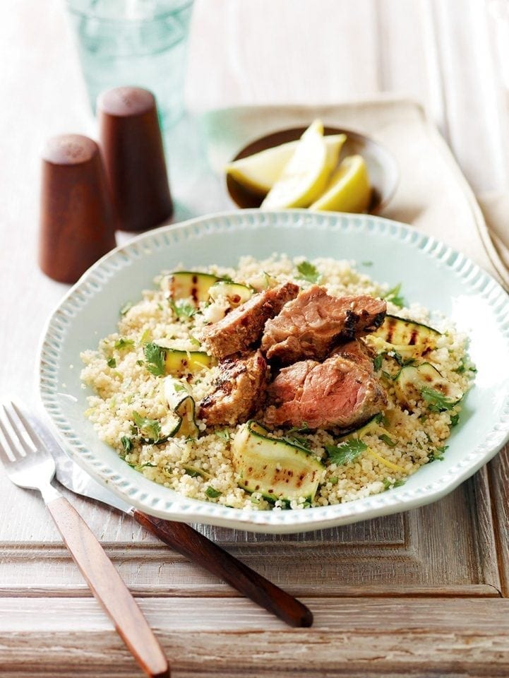 Moroccan lamb with lemon couscous