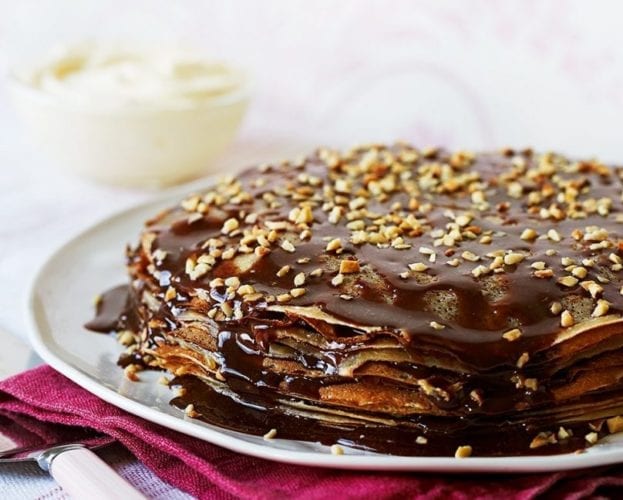 Easy berry pancakes