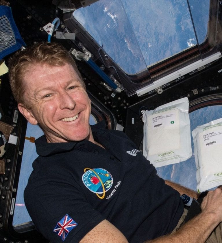 What is it like to eat in space? Tim Peake tells us: listen now