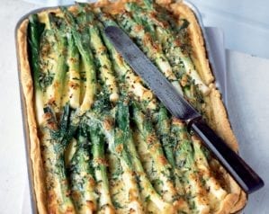 Creamy leek, potato and gruyère tart video recipe