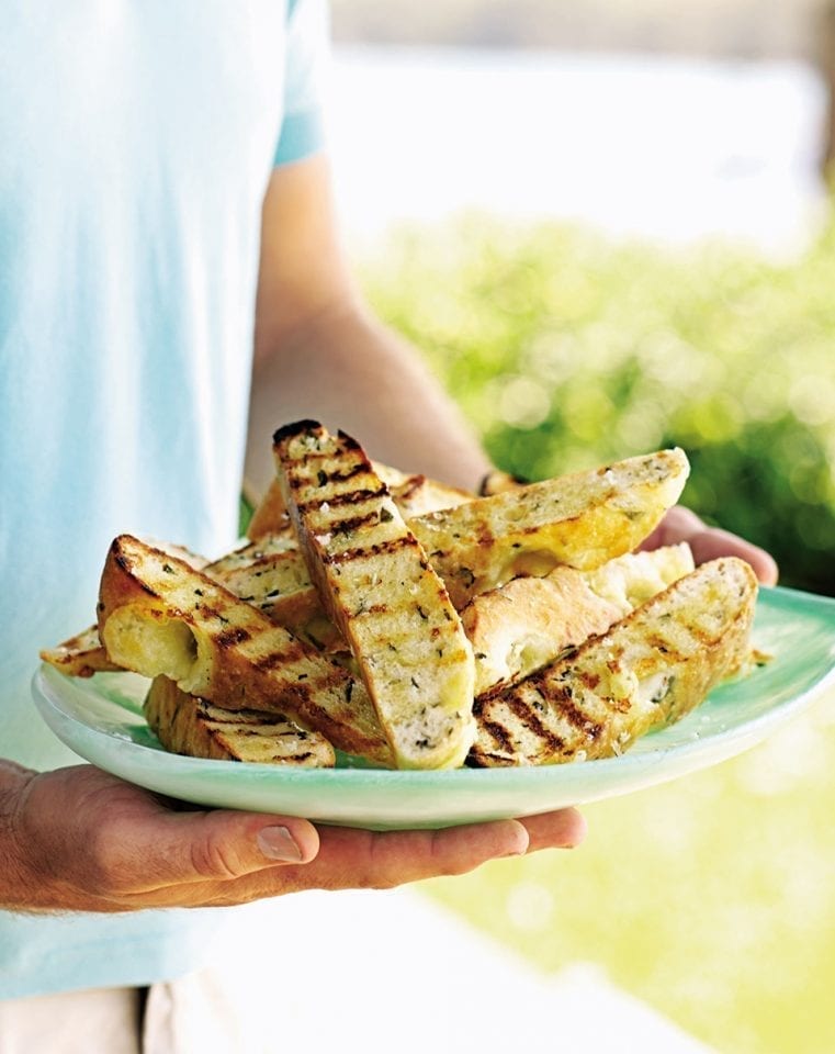 Basil and mozzarella focaccia fingers