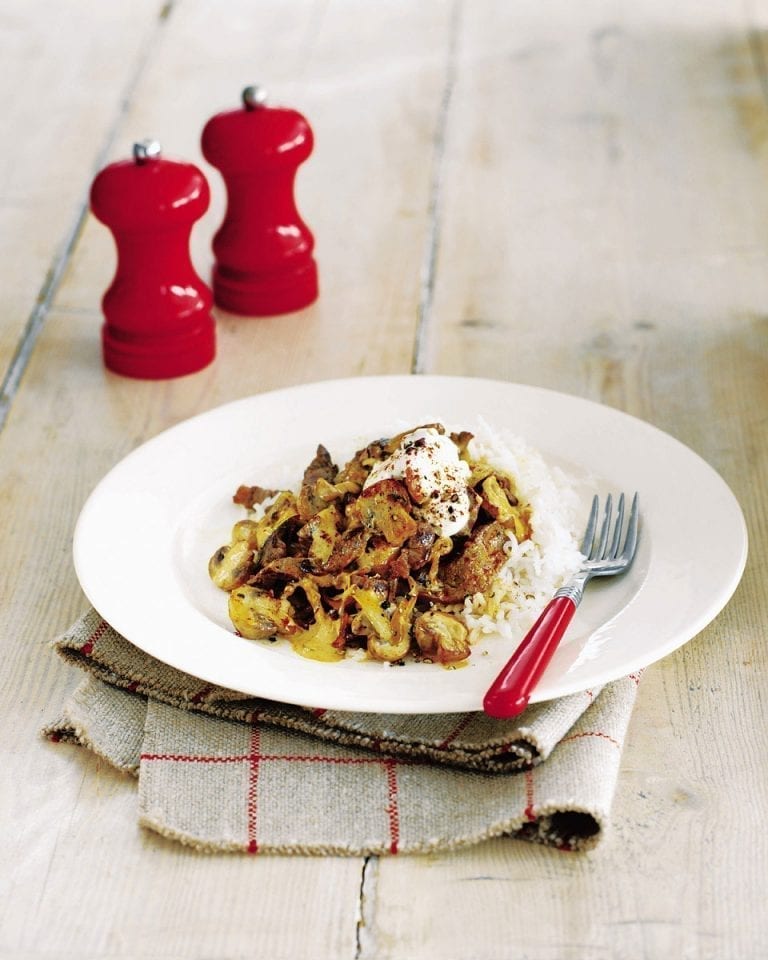 Cheat's beef stroganoff recipe | delicious. magazine