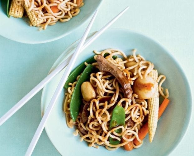 Cheat’s teriyaki beef noodles