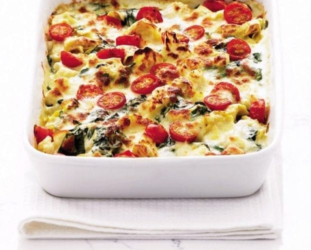 Cheat’s baked rigatoni