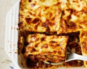 How to layer a lasagne