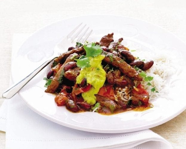 Quick chilli with rice