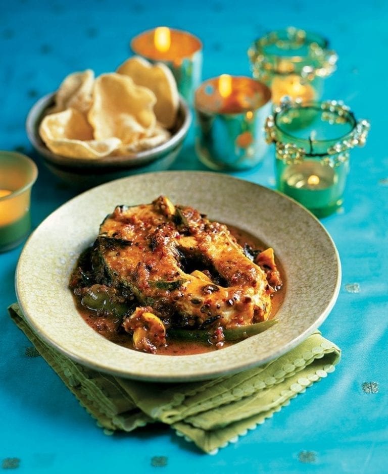 Monkfish curry