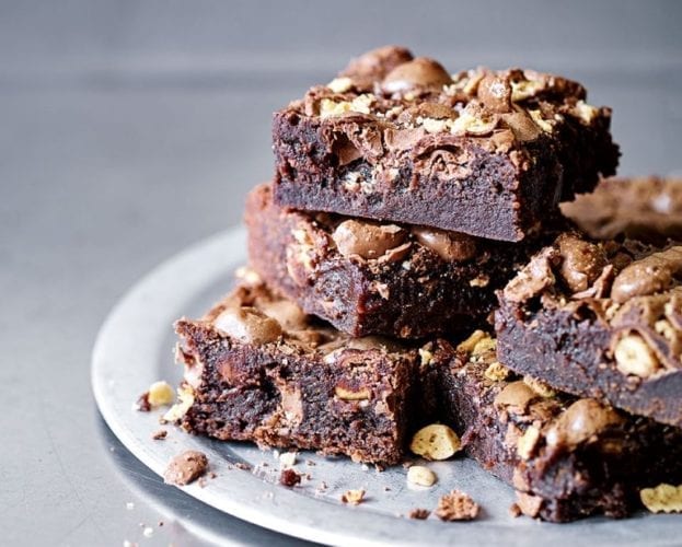 Malteser brownies