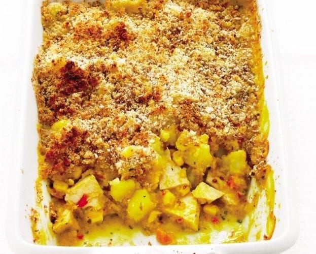 Sweet potato, red pepper and turkey enchiladas