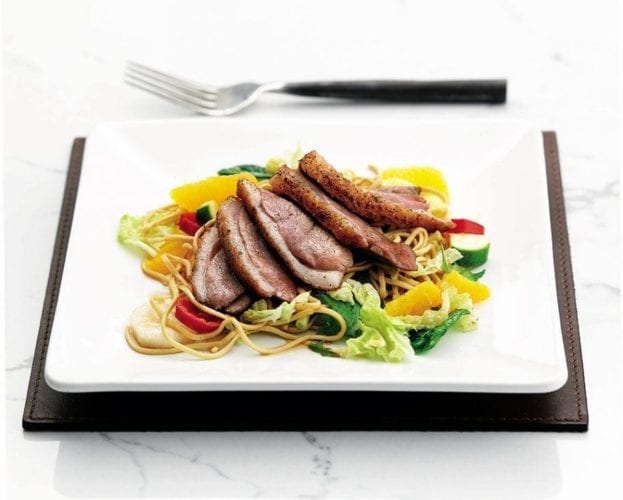 Quick Chinese duck salad