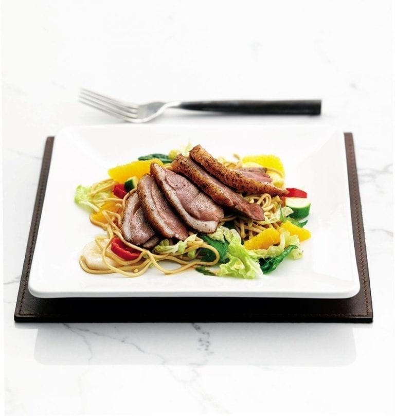 Quick Chinese duck salad