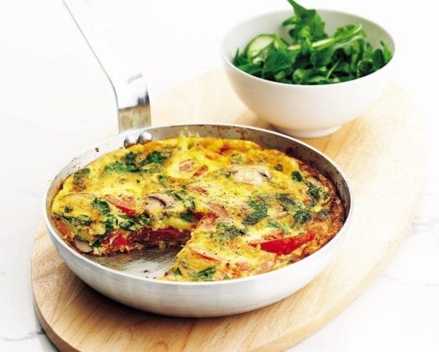 One-pan English breakfast frittata