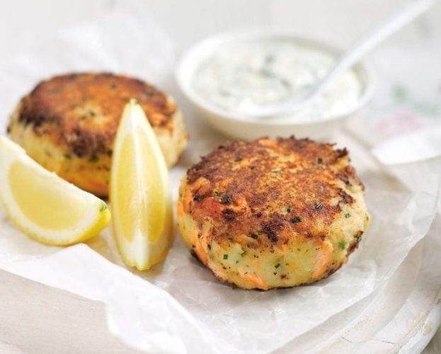 Cheat's trout fishcakes
