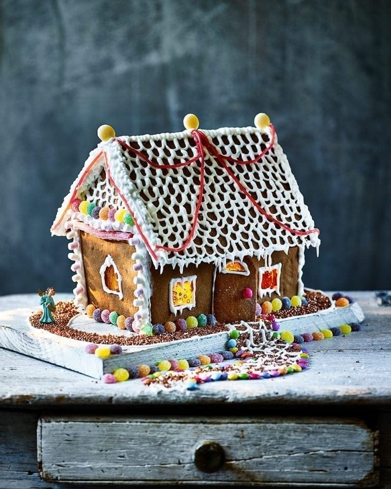 Easy Gingerbread House Template