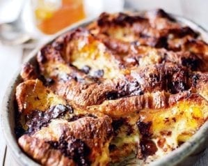 Croissant and marmalade bread-and-butter pudding video