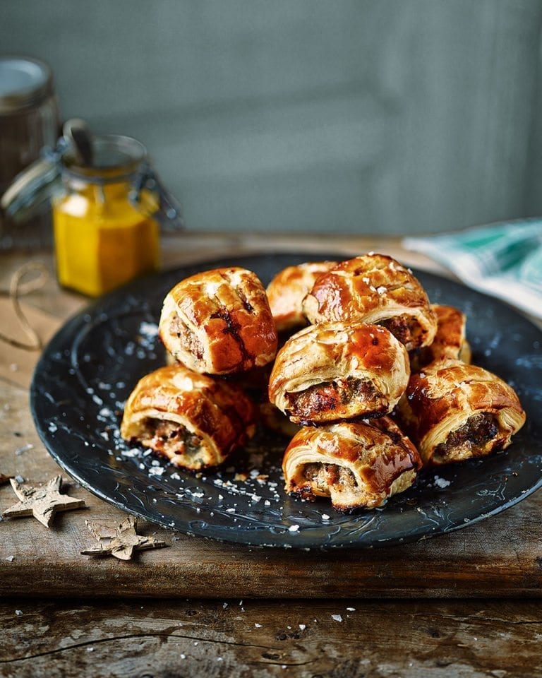 Sausage rolls delicious. magazine