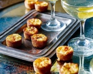 Warm cheese and onion cups – video