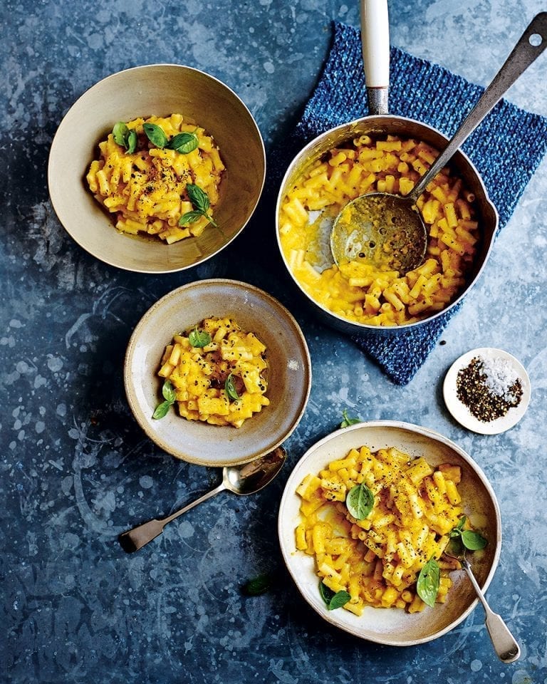 Vegan butternut squash and sage macaroni – video