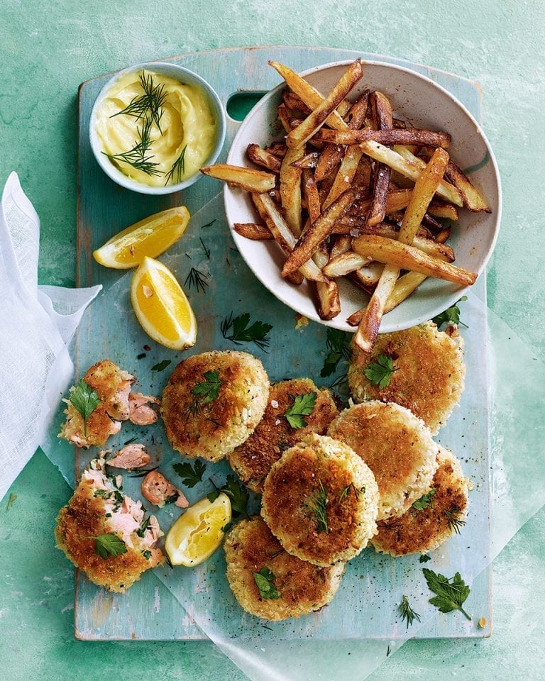 Fishcakes with parsley sauce recipe delicious. magazine
