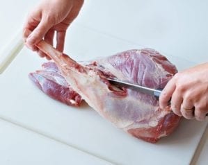 How to butterfly a leg of lamb for the barbecue