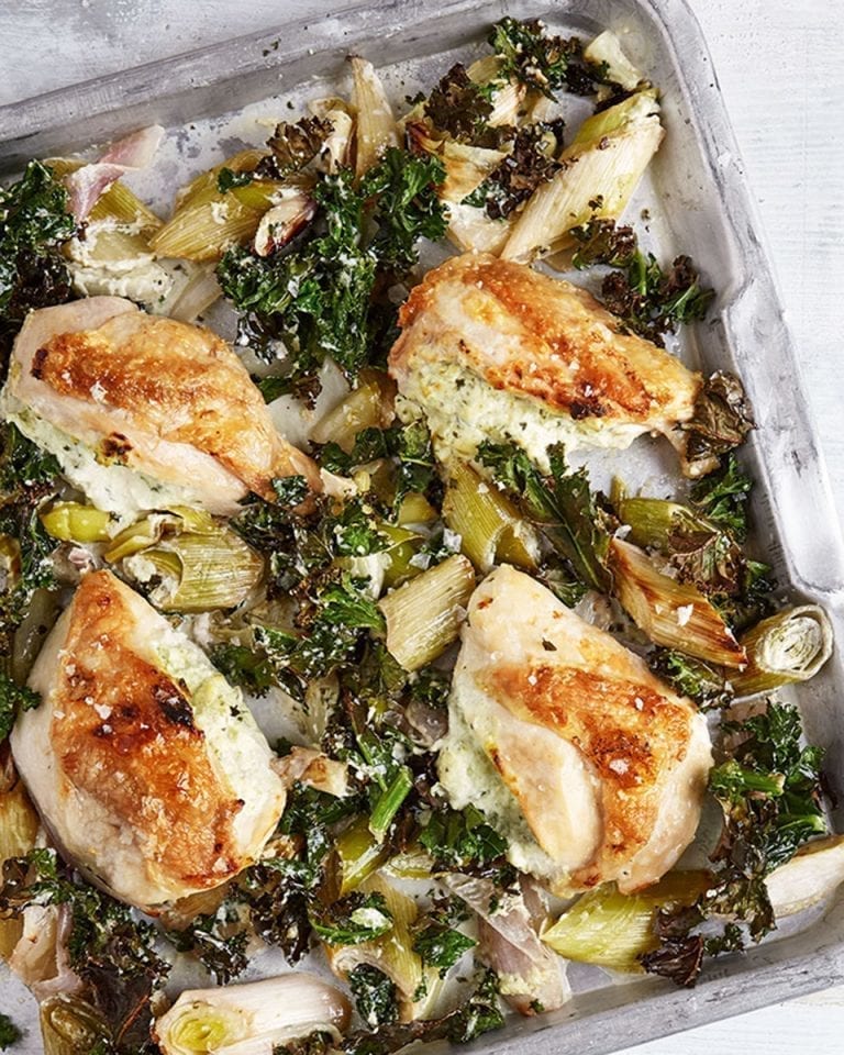 One-tray roast chicken – video