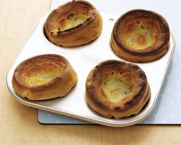 Mustard Yorkshire puddings