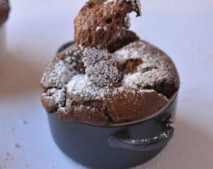 How to make hot chocolate soufflés