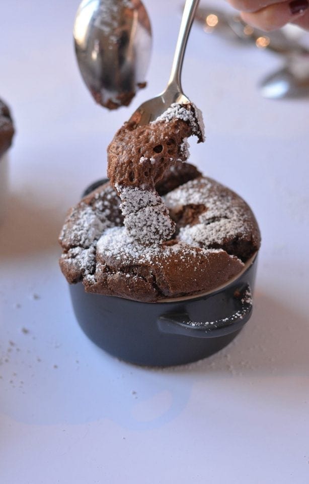 How to make hot chocolate soufflés