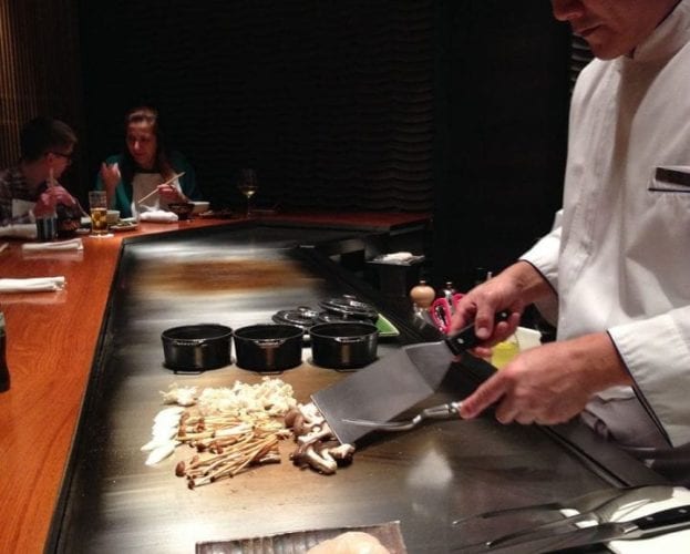 Teriyaki salmon noodles