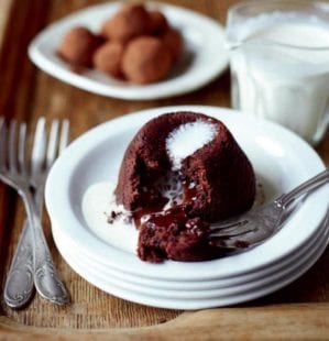 Chocolate Vinegar Cake With Sour Cherry Compote Chocolate Vinegar Cake With Sour Cherry Compote
