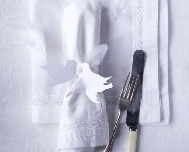 How to fold Christmas tree napkins