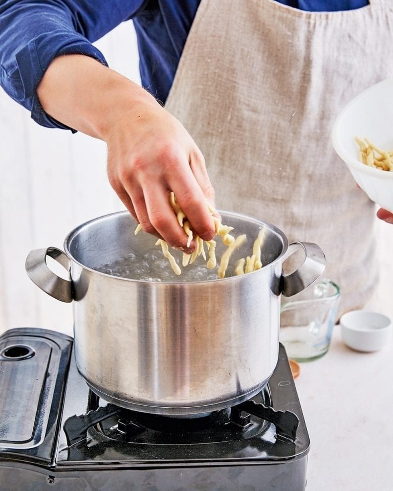 How to make trofie pasta – video