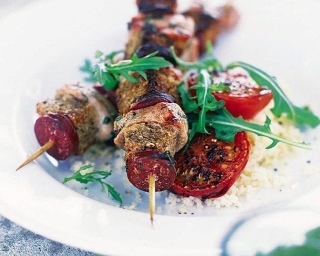 pork chorizo kebab recipe
