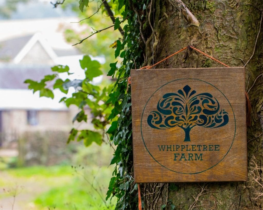 Whipple Tree Farm sign