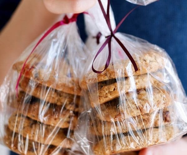 Peanut butter and jam thumbprint cookies