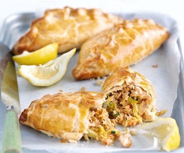 Cheese and  caramelised onion empanadas