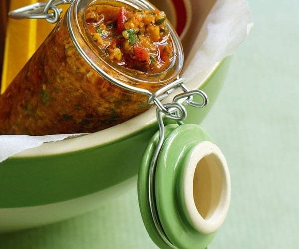 Extra-hot Bajan chilli sauce