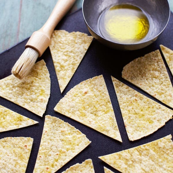 Home-made tortilla chips