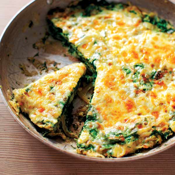 Spinach and onion tortilla recipe | delicious. magazine