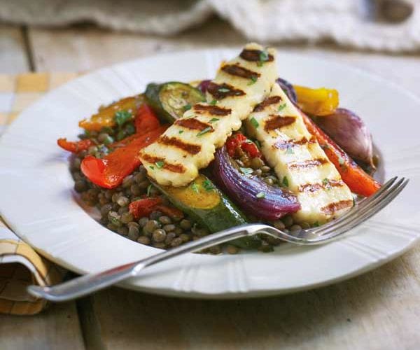 griddled halloumi
