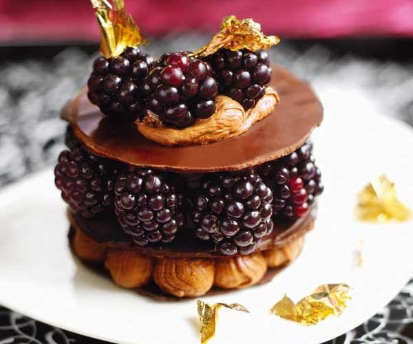 Chocolate and black stacks