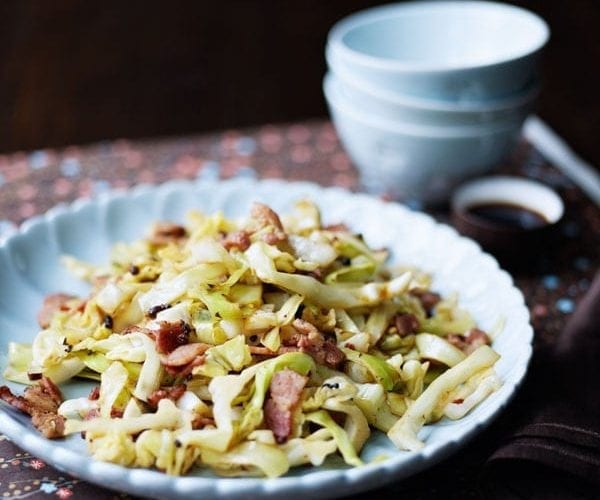 Sichuan smoky bacon cabbage