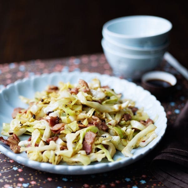 Sichuan smoky bacon cabbage