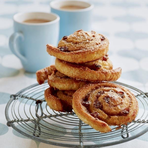 Cinnamon and raisin swirls