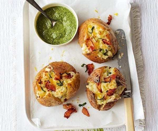 stuffed jacket potatoes