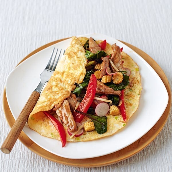 Quick chinese-style omelette